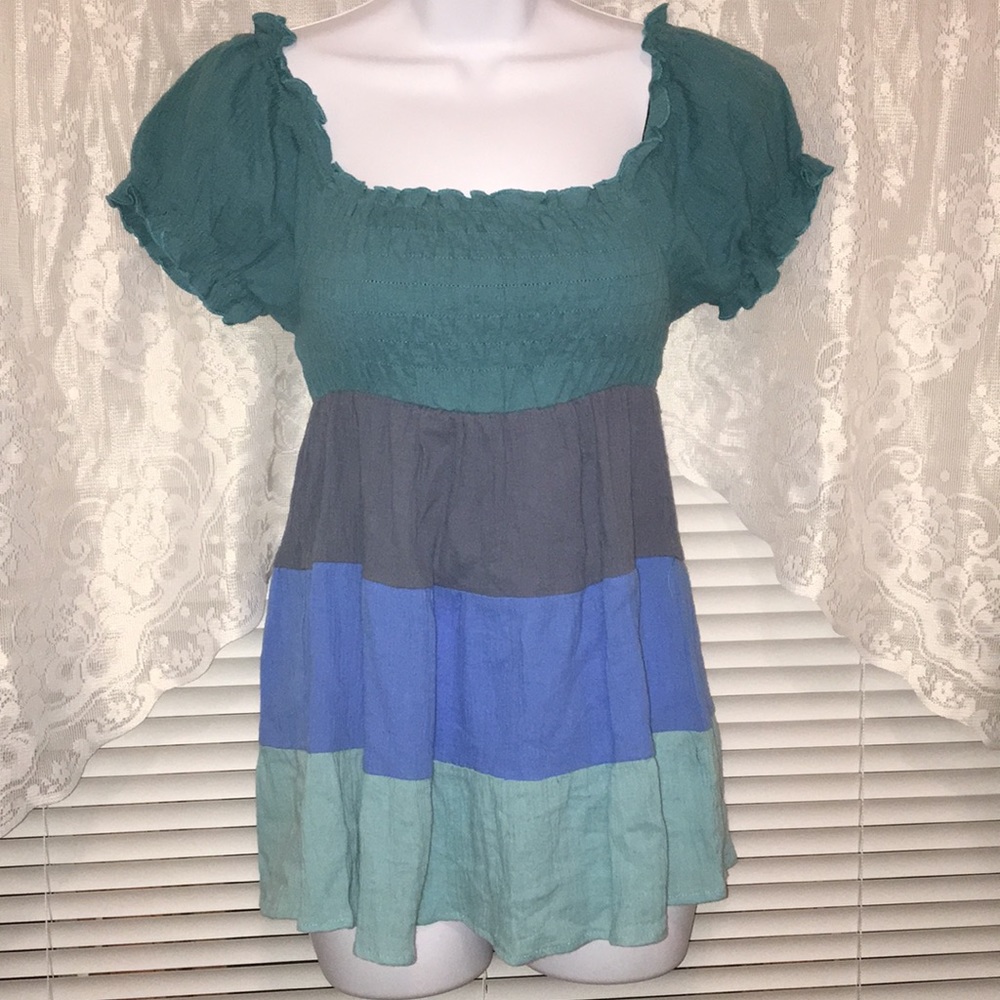 Xhilaration Peasant Style Babydoll Shirt